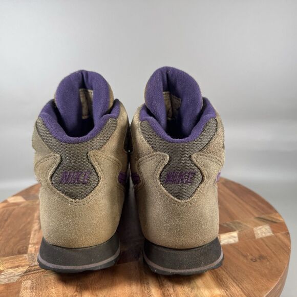 Vintage Nike ACG Caldera Hiking Boots Suede Women's Size 8 Brown Purple - Picture 4 of 7